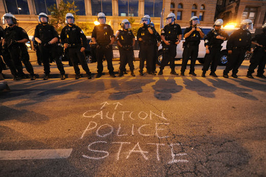 caution, police state