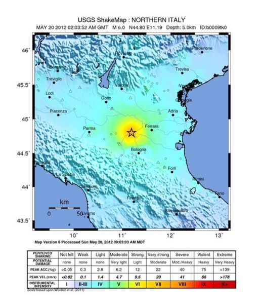 Click to enlarge Italy Quake