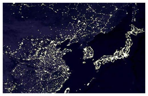 North Korea at Night