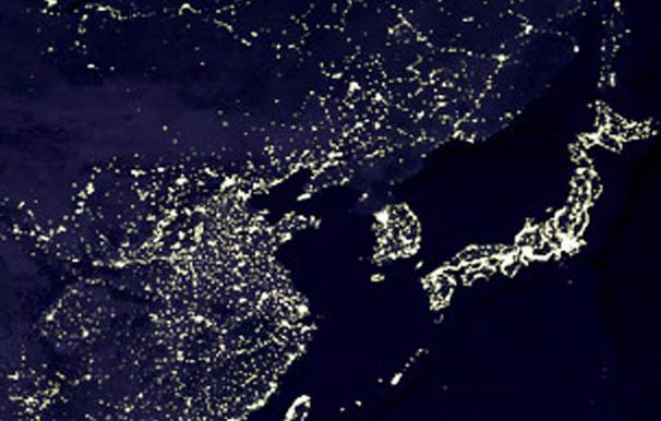 North Korea at Night