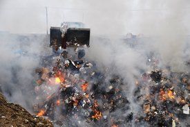 January 2012. An Army memo from 2011 found the burn pit is associated with 