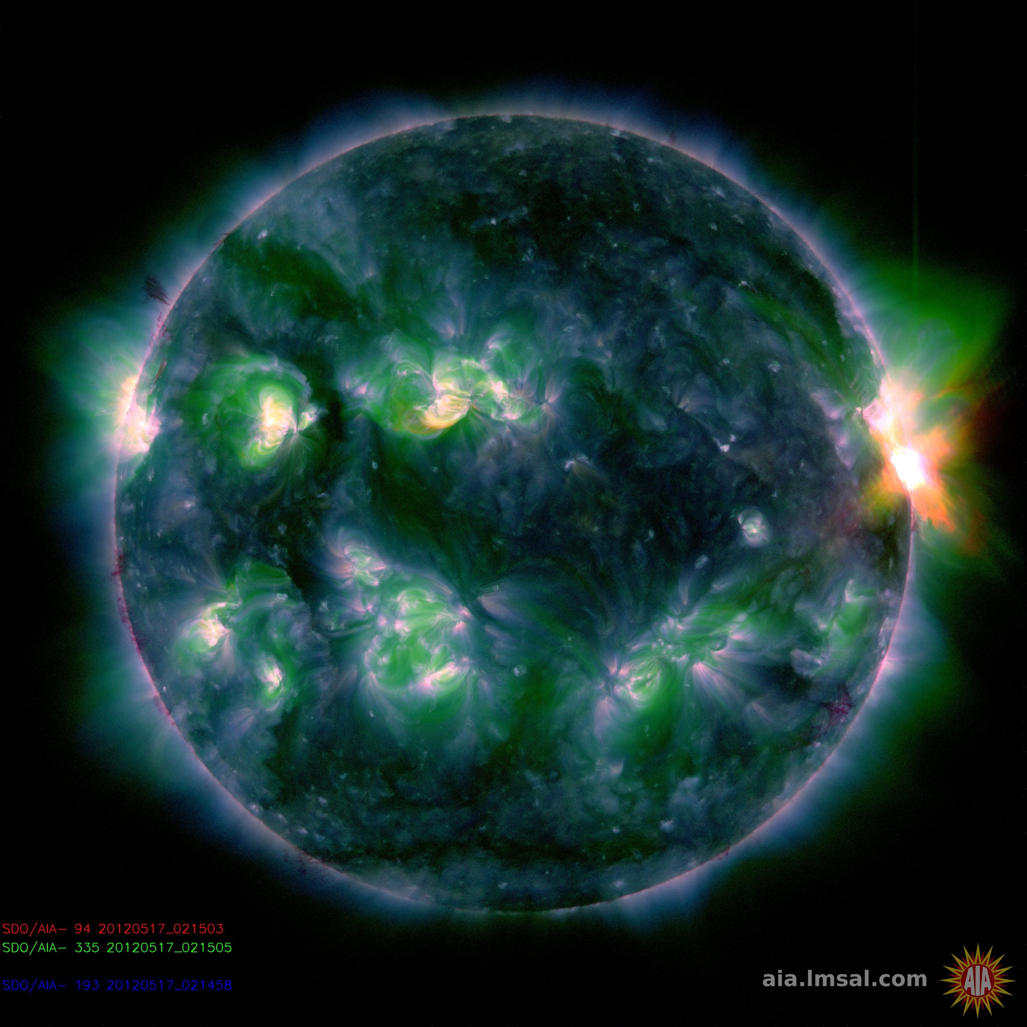 Click to enlarge M-class flare
