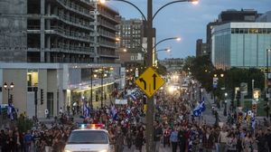 Montreal student protest 
