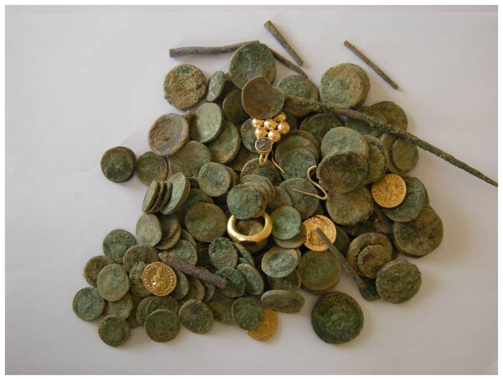 Gold Earring, Precious Stones Among 2,000-Year-Old Treasure -- Secret ...