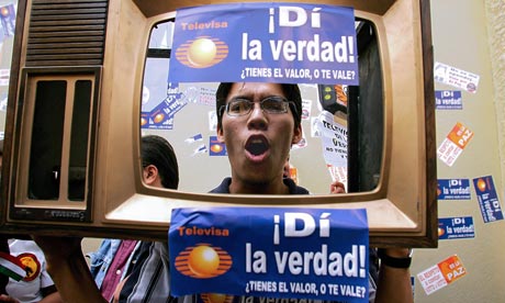 Click to enlarge Mexican demonstrator