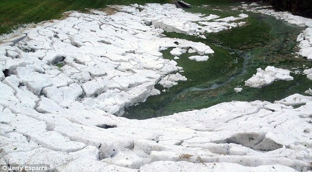 hail  piles