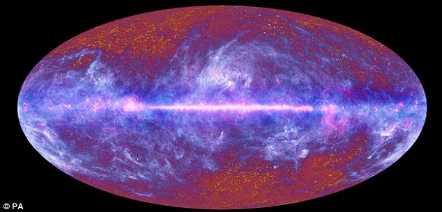 Click to enlarge background cosmic radiation
