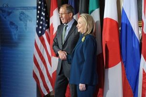 Click to enlarge Clinton and Lavrov