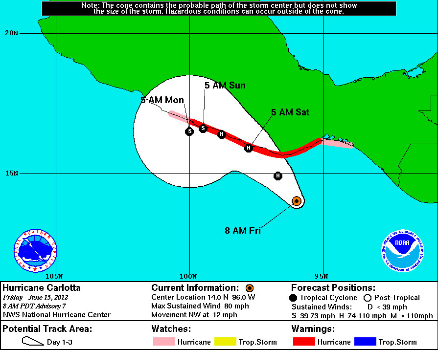 Hurricane Carlotta