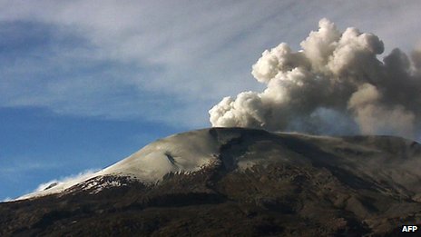 Nevado del Ruiz volcano