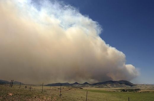 The High Park fire in Colorado