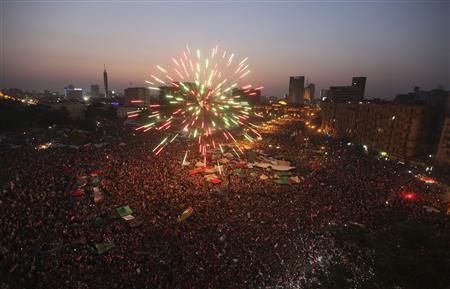 egypt election fireworks