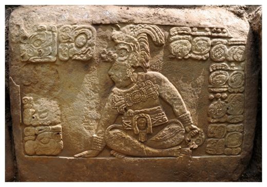 Mayan Carved Block