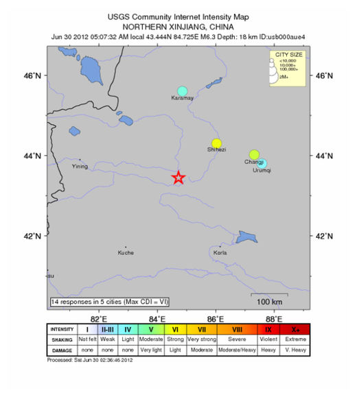 Xinjiang Quake_290612