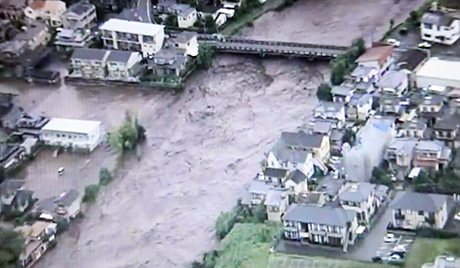 China Japan floods