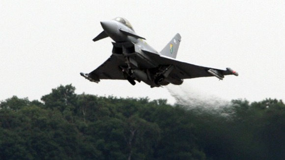 Typhoon fighter Jet