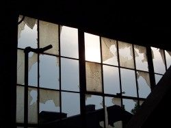 broken window