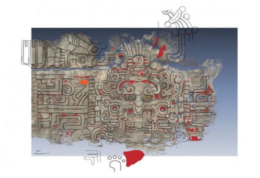 Click to enlarge Maya sun god