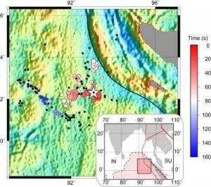 Click to enlarge Sumatra unusual quake pattern