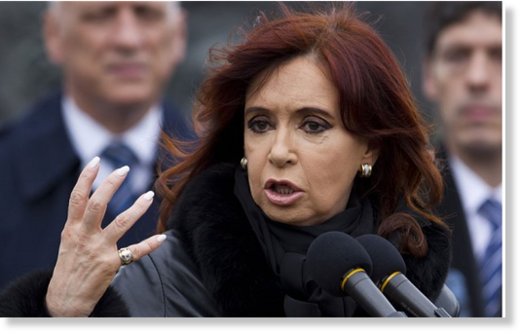 Click to enlarge Cristina Fernandez de Kirchner