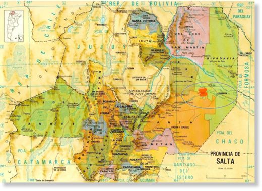Salta Province, Argentina map