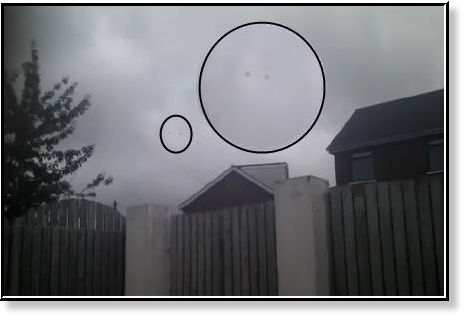ufo and Irish helicopter