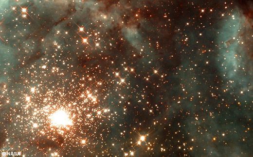 Cluster of Hot Stars