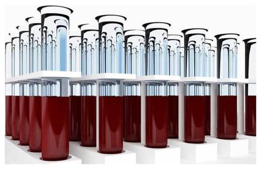 Blood in Test Tubes