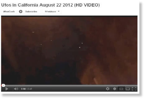 UFOs over California