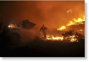 Click to enlarge Chios fires