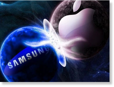 samsung, apple