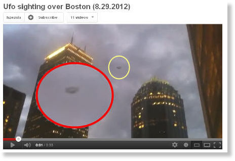 UFO over Boston