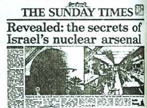 Times article isreal nuclear aresenal
