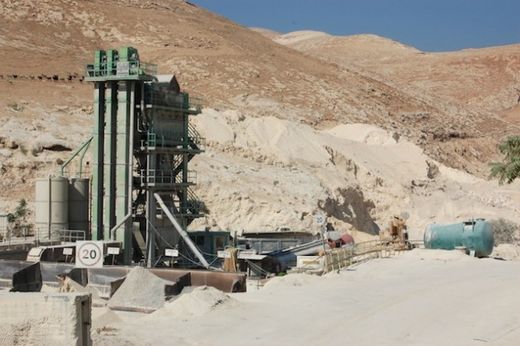 Israeli quarry West Bank