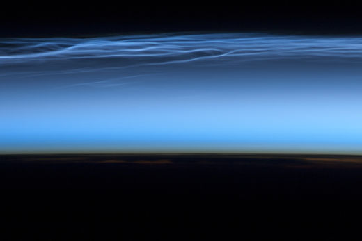 Click to enlarge noctilucent clouds