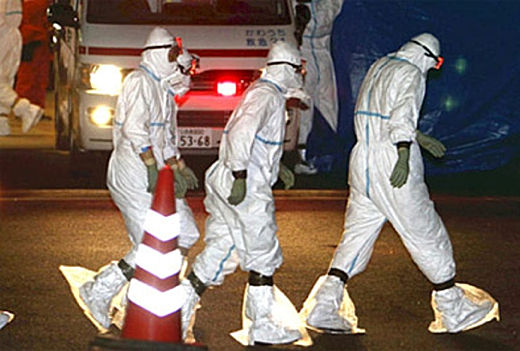 nuclear plant workers, Fukushima