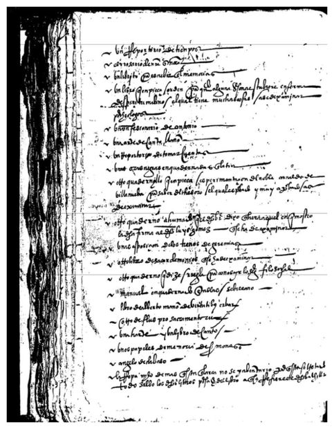 Click to enlarge List of Books