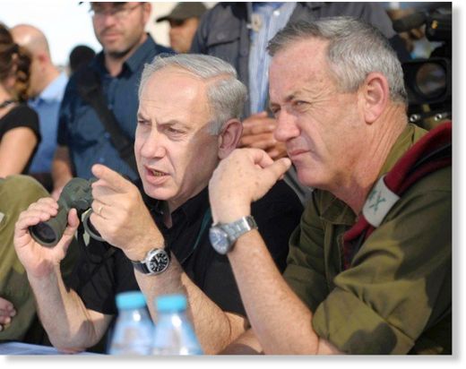 Netanyahu, Gen. Benny Gantz