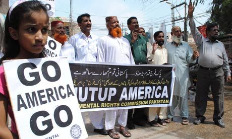 Anti-U.S.  protest in Pakistan