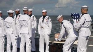 Click to enlarge Neil Armstrong Buried at Sea