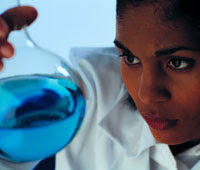 female scientist