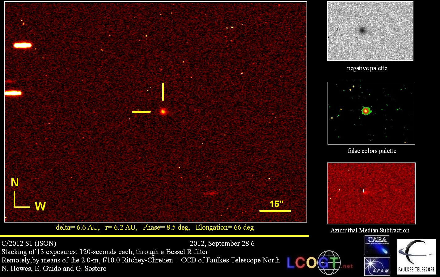 Click to enlarge Comet C/2012 S1