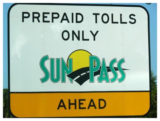 Toll Sign
