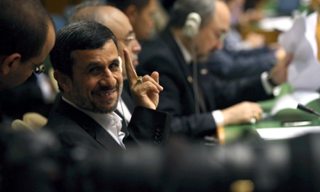 Iranian President Mahmoud Ahmadinejad