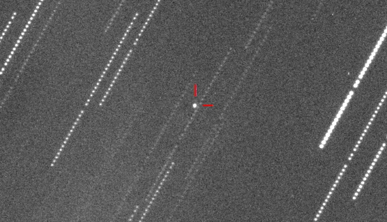 Click to enlarge Asteroid 2012 TV