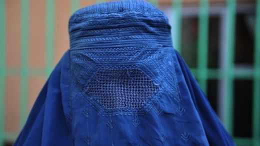 woman in burka