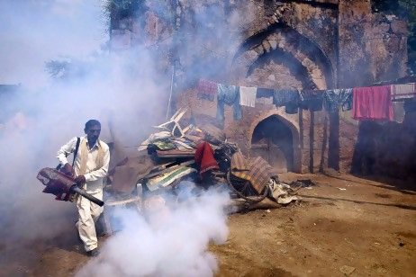 Dengue fever spraying