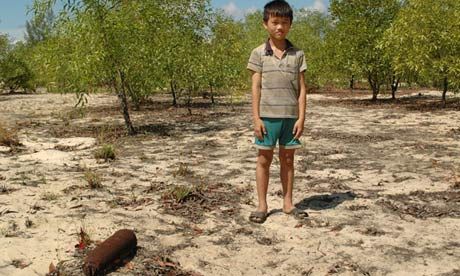 unexploded bomb