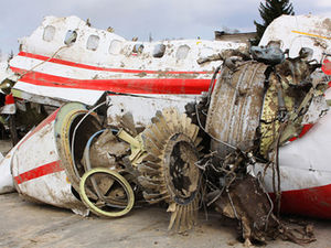 Lech Kaczynski Tu-154 aircraft wreckage
