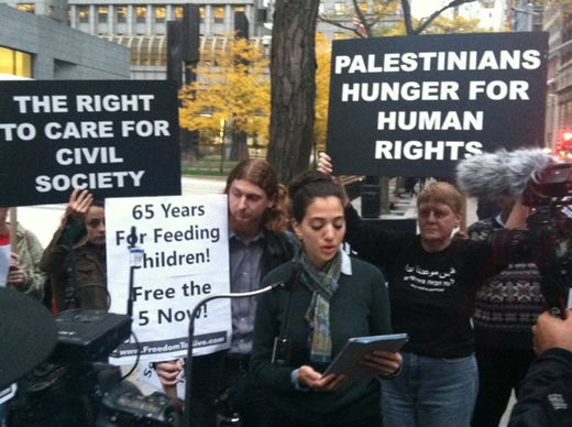  A rally for the Holy Land Five 